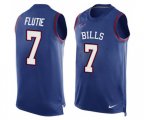 Buffalo Bills #7 Doug Flutie Limited Royal Blue Player Name & Number Tank Top Football Jersey