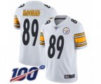 Pittsburgh Steelers #89 Vance McDonald White Vapor Untouchable Limited Player 100th Season Football Jersey