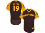 San Diego Padres #19 Tony Gwynn Brown 2016 All-Star National League BP Authentic Collection Flex Base MLB Jersey
