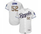 Kansas City Royals #52 Justin Grimm White Flexbase Authentic Collection Baseball Jersey
