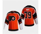 Philadelphia Flyers #79 Carter Hart Orange Reverse Retro Stitched Hockey Jersey
