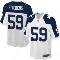 Dallas Cowboys #59 Anthony Hitchens Game White Throwback Alternate NFL Jersey