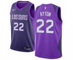 Phoenix Suns #22 Deandre Ayton Swingman Purple NBA Jersey - City Edition