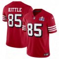 San Francisco 49ers 85 George Kittle New Red 2023 F U S E Vapor Untouchable Limited Stitched Football 2024 Super Bowl LVIII