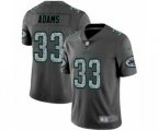 New York Jets #33 Jamal Adams Limited Gray Static Fashion Football Jersey