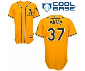 Oakland Athletics Jorge Mateo Replica Gold Alternate 2 Cool Base Baseball Player Jersey