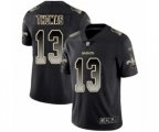 New Orleans Saints #13 Michael Thomas Limited Black Smoke Fashion Football Jersey