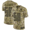 Tampa Bay Buccaneers #58 Kwon Alexander Limited Camo 2018 Salute to Service NFL Jersey