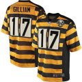 Pittsburgh Steelers #17 Joe Gilliam Limited Yellow Black Alternate 80TH Anniversary Throwback NFL Jersey