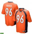 Denver Broncos #96 Shelby Harris Nike Orange Vapor Untouchable Limited Jersey