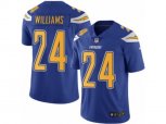 Los Angeles Chargers #24 Trevor Williams Limited Electric Blue Rush Vapor Untouchable NFL Jersey