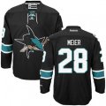 San Jose Sharks #28 Timo Meier Premier Black Third NHL Jersey