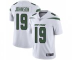 New York Jets #19 Keyshawn Johnson White Vapor Untouchable Limited Player Football Jersey