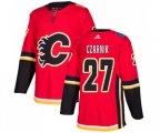 Calgary Flames #27 Austin Czarnik Authentic Red Home Hockey Jersey