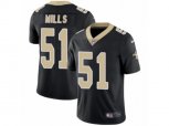 New Orleans Saints #51 Sam Mills Vapor Untouchable Limited Black Team Color NFL Jersey