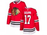 Chicago Blackhawks #17 Lance Bouma Red Home Authentic Stitched NHL Jersey