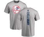 MLB Nike New York Yankees #22 Jacoby Ellsbury Ash Backer T-Shirt