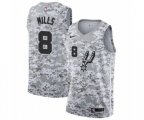 San Antonio Spurs #8 Patty Mills White Swingman Jersey - Earned Edition