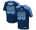 Tennessee Titans #99 Jurrell Casey Elite Navy Blue Alternate Drift Fashion Football Jersey