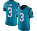 Carolina Panthers #3 Will Grier Blue Alternate Vapor Untouchable Limited Player Football Jersey