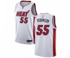 Miami Heat #55 Duncan Robinson Authentic White Basketball Jersey - Association Edition