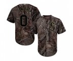 Seattle Mariners #0 Mallex Smith Authentic Camo Realtree Collection Flex Base Baseball Jersey