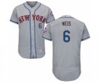 New York Mets Al Weis Grey Road Flex Base Authentic Collection Baseball Player Jersey