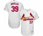 St. Louis Cardinals #39 Miles Mikolas White Home Flex Base Authentic Collection MLB Jersey