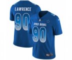 Dallas Cowboys #90 DeMarcus Lawrence Limited Royal Blue NFC 2019 Pro Bowl NFL Jersey