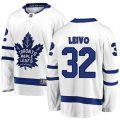 Toronto Maple Leafs #32 Josh Leivo Fanatics Branded White Away Breakaway NHL Jersey