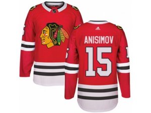 Chicago Blackhawks #15 Artem Anisimov Authentic Red Home NHL Jersey