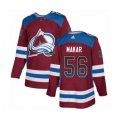 Colorado Avalanche #56 Cale Makar Authentic Burgundy Drift Fashion NHL Jersey