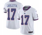 New York Giants #17 Kyle Lauletta Limited White Rush Vapor Untouchable NFL Jersey