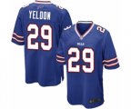 Buffalo Bills #29 T.J. Yeldon Game Royal Blue Team Color Football Jersey