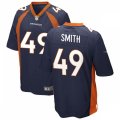 Denver Broncos Retired Player #49 Dennis Smith Nike Navy Vapor Untouchable Limited Jersey