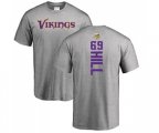 Minnesota Vikings #69 Rashod Hill Ash Backer T-Shirt