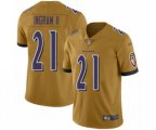 Baltimore Ravens #21 Mark Ingram II Limited Gold Inverted Legend Football Jersey
