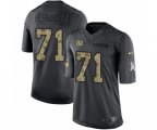 New York Giants #71 Will Hernandez Limited Black 2016 Salute to Service NFL Jersey