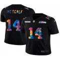 Seattle Seahawks #14 D.K. Metcalf Rainbow Version Nike Limited Jersey