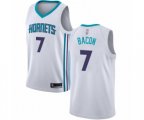 Charlotte Hornets #7 Dwayne Bacon Authentic White Basketball Jersey - Association Edition