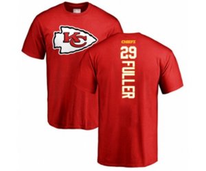 Kansas City Chiefs #29 Kendall Fuller Red Backer T-Shirt