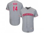 Cincinnati Reds #14 Pete Rose Grey Flexbase Authentic Collection Stitched MLB Jersey