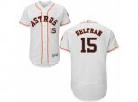 Houston Astros #15 Carlos Beltran White Flexbase Authentic Collection MLB Jersey