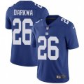 New York Giants #26 Orleans Darkwa Royal Blue Team Color Vapor Untouchable Limited Player NFL Jersey