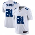 Dallas Cowboys #21 Ezekiel Elliott White Nike White Shadow Edition Limited Jersey