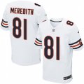 Chicago Bears #81 Cameron Meredith Elite White NFL Jersey