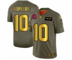Houston Texans #10 DeAndre Hopkins Limited Olive Gold 2019 Salute to Service Football Jersey
