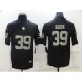 Oakland Raiders #39 Nate Hobbs Black Limited Jersey