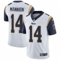 Los Angeles Rams #14 Sean Mannion White Vapor Untouchable Limited Player NFL Jersey