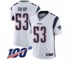 New England Patriots #53 Kyle Van Noy White Vapor Untouchable Limited Player 100th Season Football Jersey